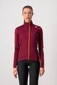 CASTELLI Cycling thermal jacket - TRANSITION - bordeaux
