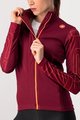 CASTELLI Cycling thermal jacket - TRANSITION - bordeaux