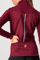 CASTELLI Cycling thermal jacket - TRANSITION - bordeaux