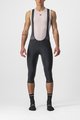 CASTELLI Cycling 3/4 length bib shorts - ENTRATA - black