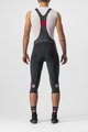 CASTELLI Cycling 3/4 length bib shorts - ENTRATA - black