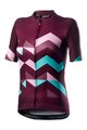 CASTELLI Cycling short sleeve jersey - UNLIMITED W - bordeaux