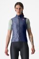 CASTELLI Cycling gilet - ARIA W - blue