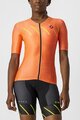 CASTELLI Cycling short sleeve jersey - FREE SPEED 2W RACE - orange