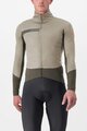 CASTELLI Cycling thermal jacket - BETA RoS - beige