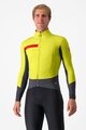 CASTELLI Cycling thermal jacket - BETA ROS - yellow