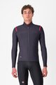 CASTELLI Cycling winter long sleeve jersey - TUTTO NANO ROS - grey