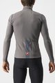 CASTELLI Cycling winter long sleeve jersey - TUTTO NANO ROS - grey