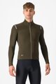CASTELLI Cycling winter long sleeve jersey - TUTTO NANO ROS - green