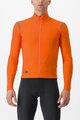 CASTELLI Cycling winter long sleeve jersey - TUTTO NANO RoS - orange