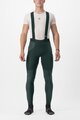 CASTELLI Cycling long bib trousers - SORPASSO RoS - green