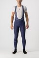CASTELLI Cycling long bib trousers - ENTRATA - blue