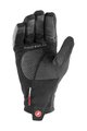 CASTELLI Cycling long-finger gloves - ESPRESSO GT - black