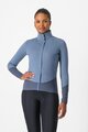 CASTELLI Cycling thermal jacket - BETA ROS W - blue