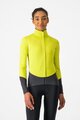 CASTELLI Cycling thermal jacket - BETA ROS W - yellow