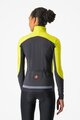 CASTELLI Cycling thermal jacket - BETA ROS W - yellow