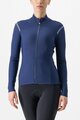 CASTELLI Cycling winter long sleeve jersey - TUTTO NANO RoS W - blue