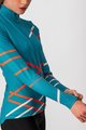 CASTELLI Cycling winter long sleeve jersey - DIAGONAL - blue