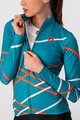 CASTELLI Cycling winter long sleeve jersey - DIAGONAL - blue