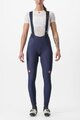 CASTELLI Cycling long bib trousers - SORPASSO RoS W - blue
