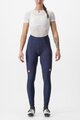 CASTELLI Cycling long trousers withot bib - SORPASSO RoS W - blue
