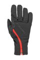 CASTELLI Cycling long-finger gloves - SPETTACOLO ROS W - black