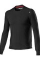 CASTELLI Cycling long sleeve t-shirt - MERINO LS TEE - black