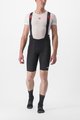 CASTELLI Cycling bib shorts - PREMIO BLACK - black/white