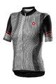 CASTELLI Cycling short sleeve jersey -  ILLUSIONE - black/white