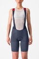 CASTELLI Cycling bib shorts - PREMIO BLACK - blue