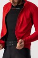 CASTELLI Cycling thermal jacket - ELITE ROS - red