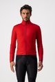 CASTELLI Cycling thermal jacket - ELITE ROS - red