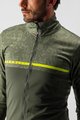 CASTELLI Cycling thermal jacket - FINESTRE - green/yellow