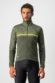 CASTELLI Cycling thermal jacket - FINESTRE - green/yellow