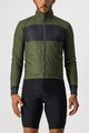 CASTELLI Cycling windproof jacket - UNLIMITED PUFFY - green