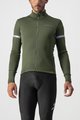 CASTELLI Cycling winter long sleeve jersey - FONDO - green