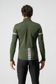 CASTELLI Cycling winter long sleeve jersey - FONDO - green