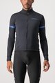 CASTELLI Cycling winter long sleeve jersey - FONDO - black