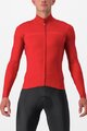 CASTELLI Cycling winter long sleeve jersey - PRO THERMAL LS - red