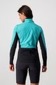 CASTELLI Cycling windproof jacket - UNLIMITED W PUFFY - turquoise