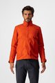 CASTELLI Cycling rain jacket - COMMUTER REFLEX - orange/red