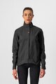 CASTELLI Cycling rain jacket - COMMUTER W REFLEX - black
