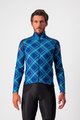 CASTELLI Cycling thermal jacket - PERFETTO ROS LIMITED EDITION - blue