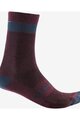 CASTELLI Cyclingclassic socks - ALPHA 18 - bordeaux