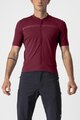 CASTELLI Cycling short sleeve jersey - UNLIMITED ALLROAD - bordeaux
