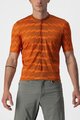 CASTELLI Cycling short sleeve jersey - UNLIMITED STERRATO - orange