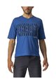 CASTELLI Cycling short sleeve jersey - TRAIL TECH - blue
