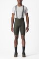 CASTELLI Cycling bib shorts - FREE UNLIMITED - green