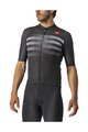 CASTELLI Cycling short sleeve jersey - ENDURANCE PRO - black/grey