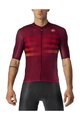 CASTELLI Cycling short sleeve jersey - ENDURANCE PRO - bordeaux